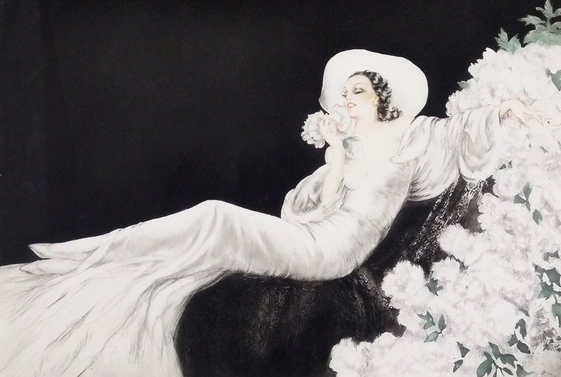 ルイ・イカールの絵画作品　タイトルは、恋の華